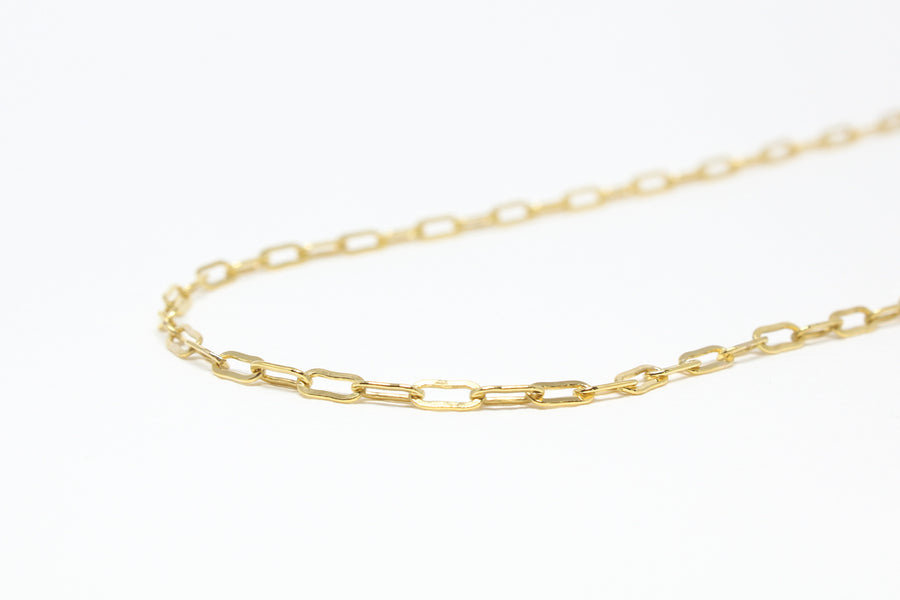 Gold Filled Paperclip Necklace