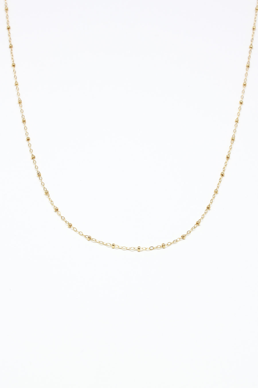 Gold Filled Beaded Necklace