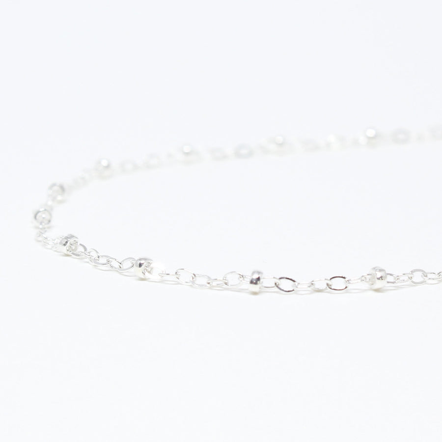 Sterling Silver Beaded Necklace