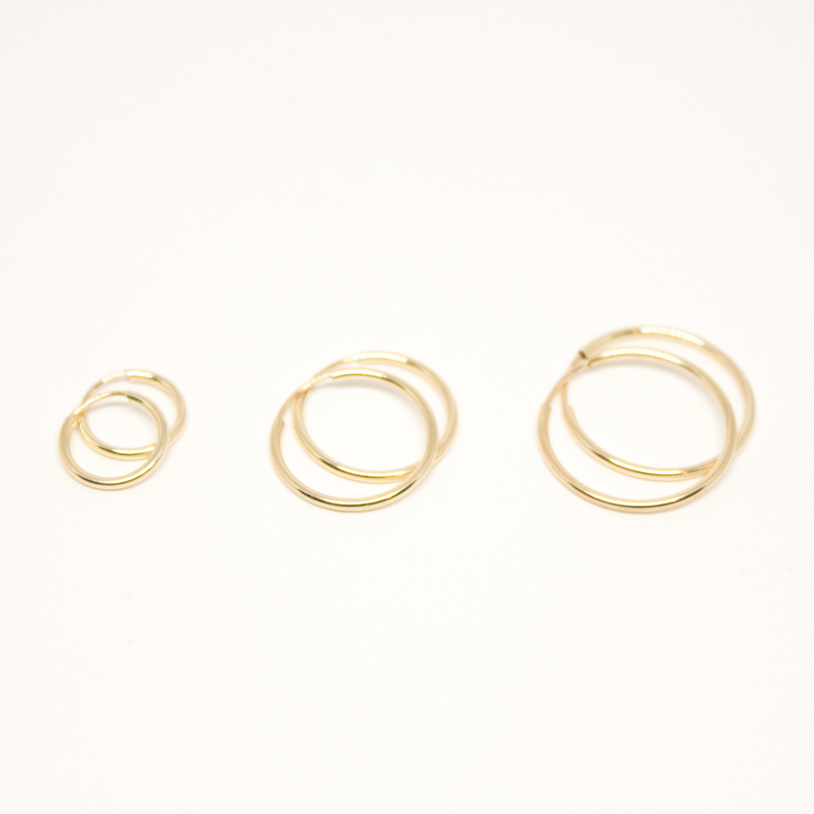 Endless Hoops - 14k Gold Filled