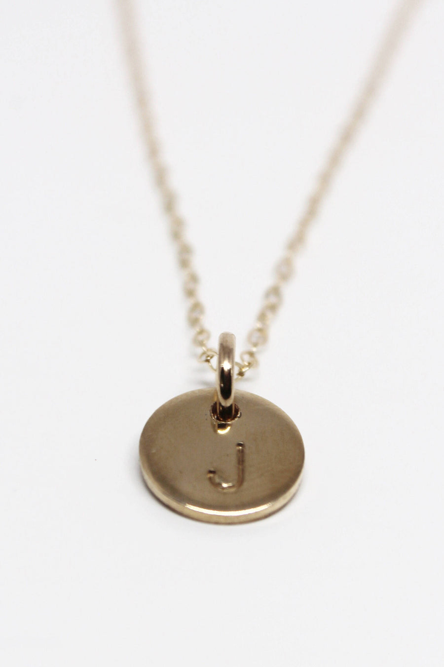 Uppercase Petite Initial Necklace