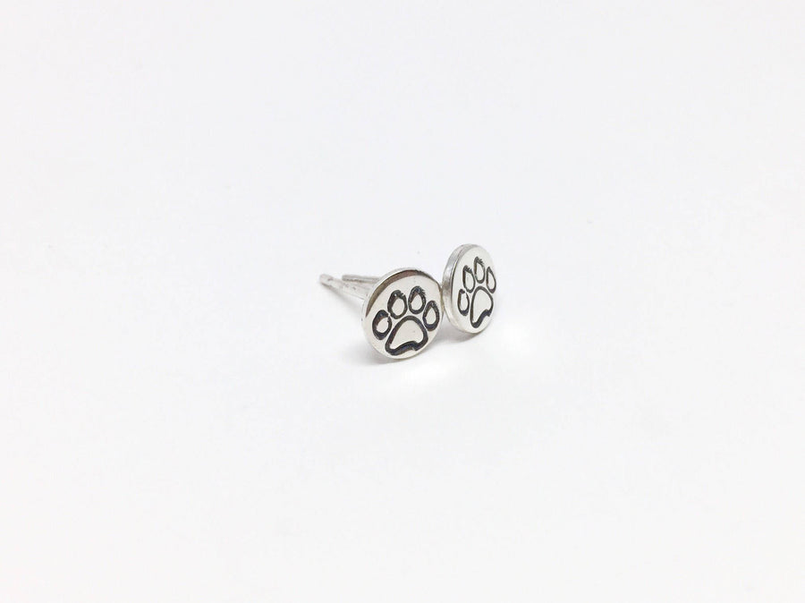 Paw Print Studs