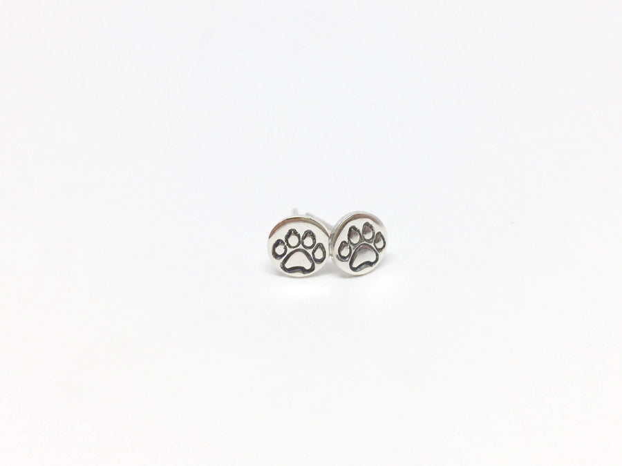 Paw Print Studs