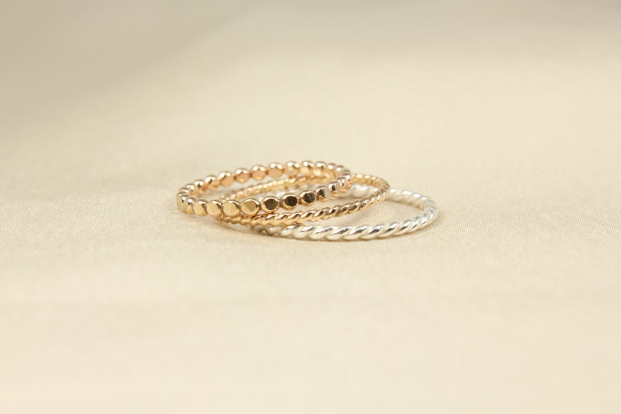 Gold Twist Ring