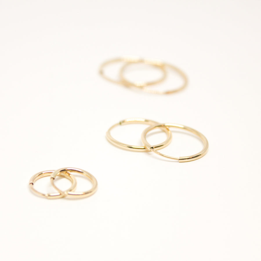 Endless Hoops - 14k Gold Filled