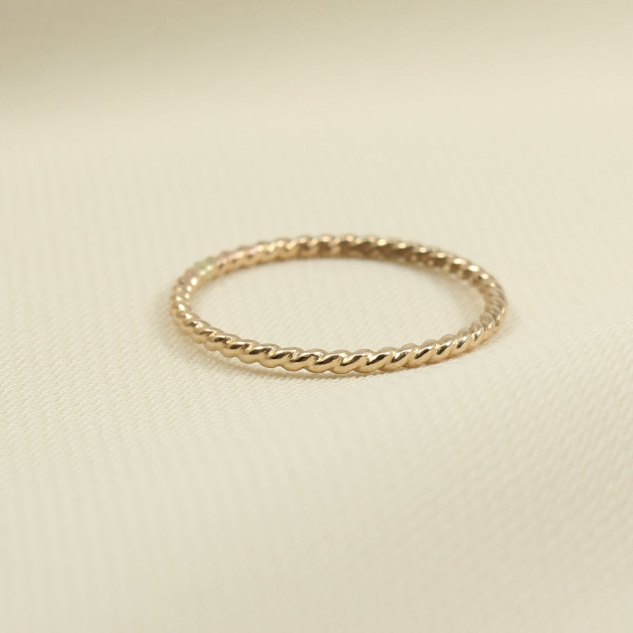 Gold Twist Ring