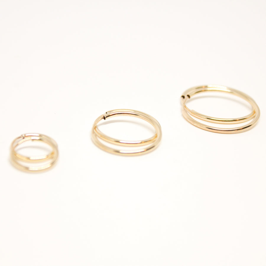 Endless Hoops - 14k Gold Filled